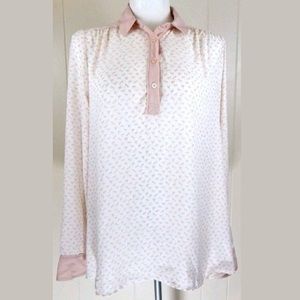 Free People chiffon button up